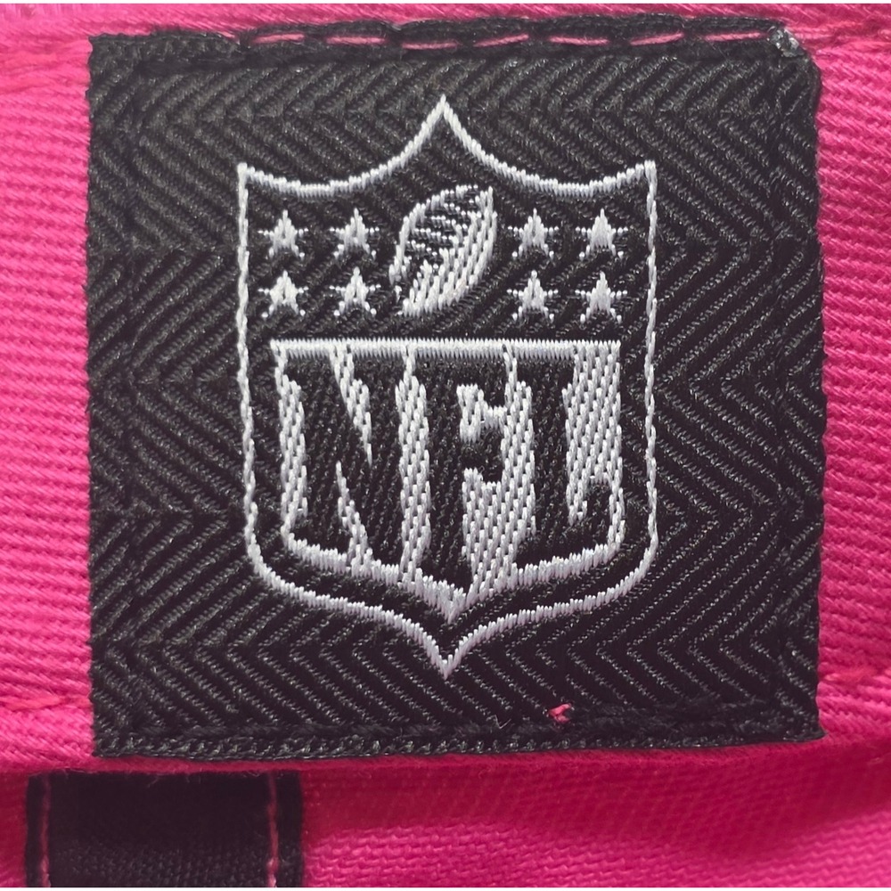 '47 Brand Minnesota Vikings Strapback Hat Womens Pink NFL Embroidered Cap - Picture 9 of 10